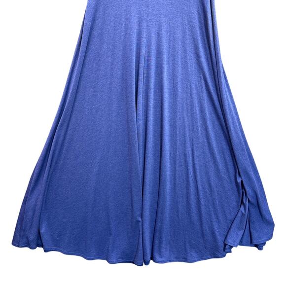 Max Studio Summer Blue Sleeveless Empire Waist Midi Dress Women Small - Picture 8 of 9